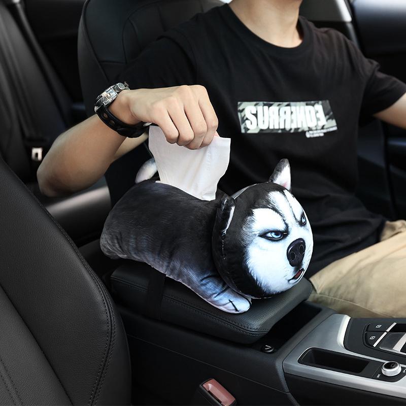 Hộp đựng khăn giấy cho xe hơi tạo hình hoạt họa dễ thương đáng yêu
