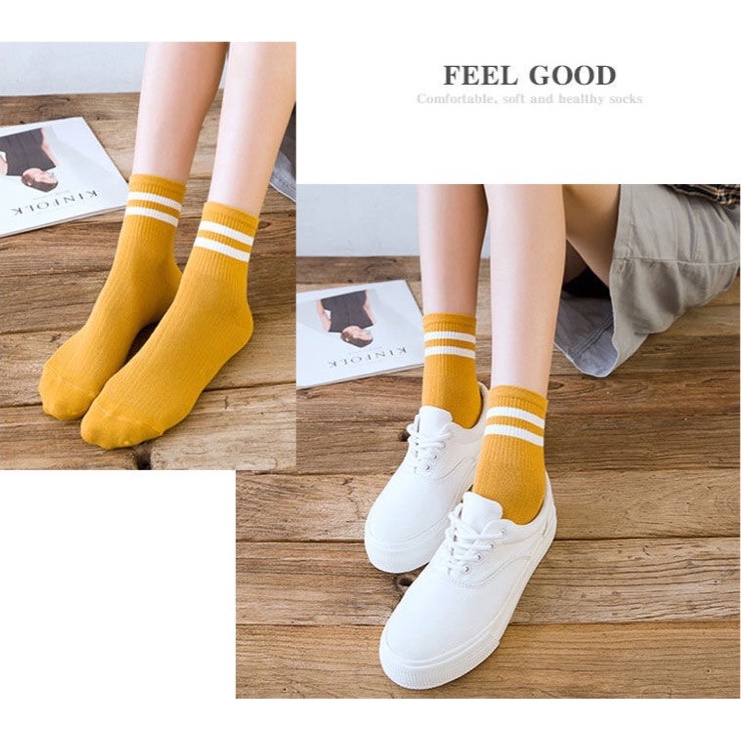 Đôi Vớ Ngắn Bằng Vải Cotton Kiểu Hàn Quốc Thời Trang Cho Nam Và Nữ