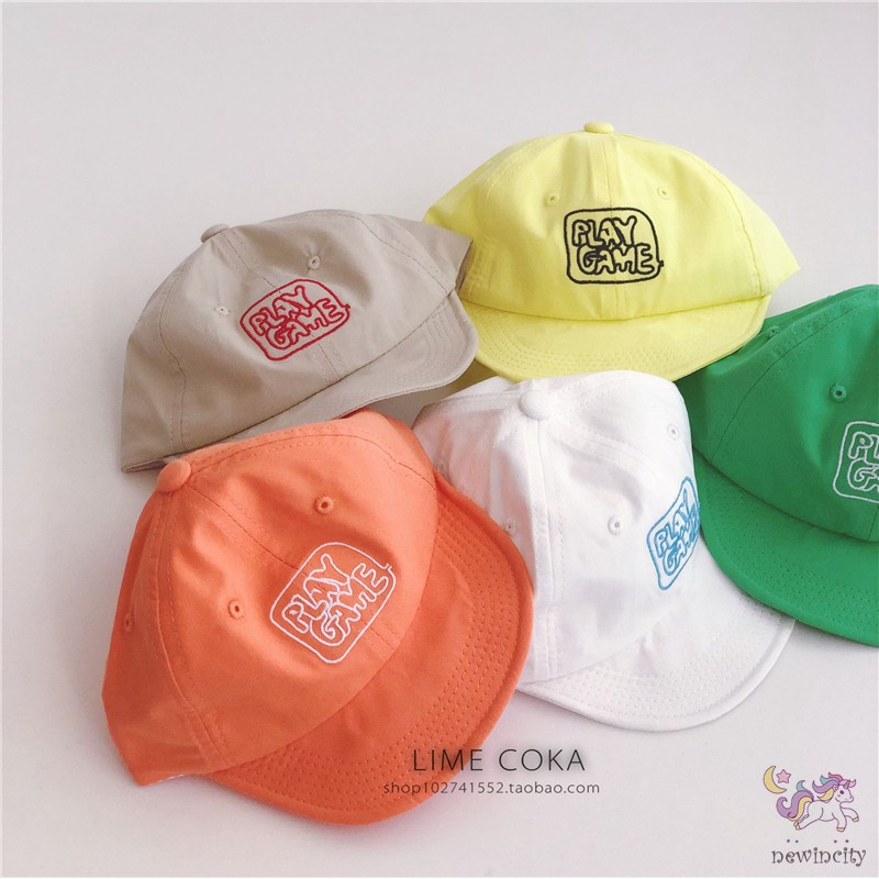 Mũ Lưỡi Trai Thêu Chữ Phong Cách Hàn Quốc Cho Bé