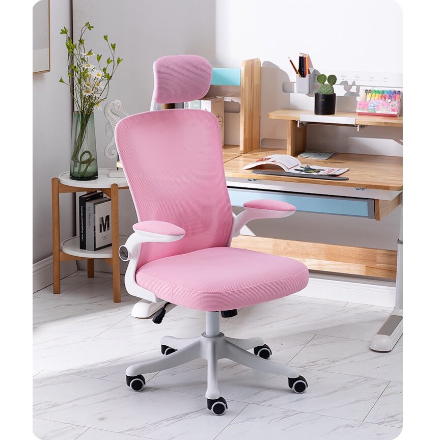 Ghế Văn Phòng Làm Việc Công Thái Học Ergonomic Có Tựa Đầu tay gạt thông minh