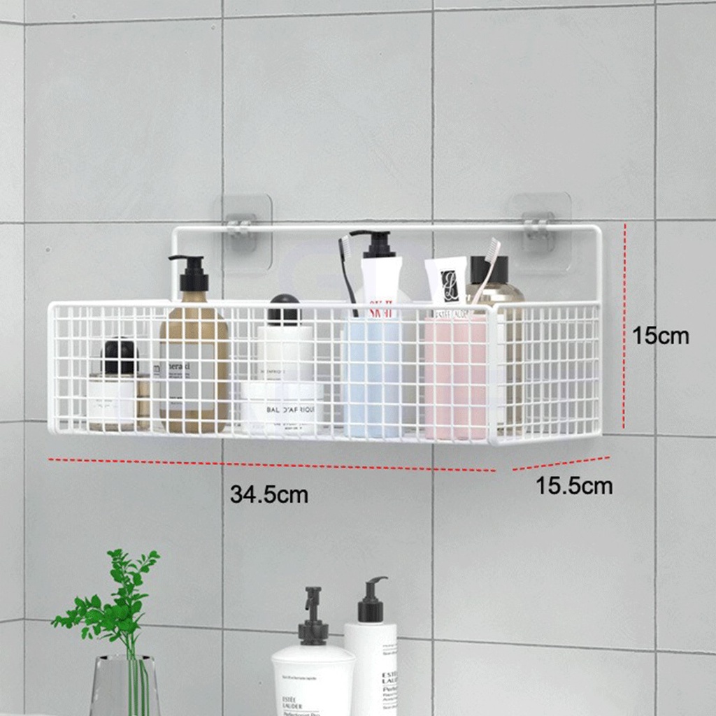 Giỏ Đựng Đồ Dùng Gắn Góc Tường Tiện Dụng Cho Nhà Tắm
