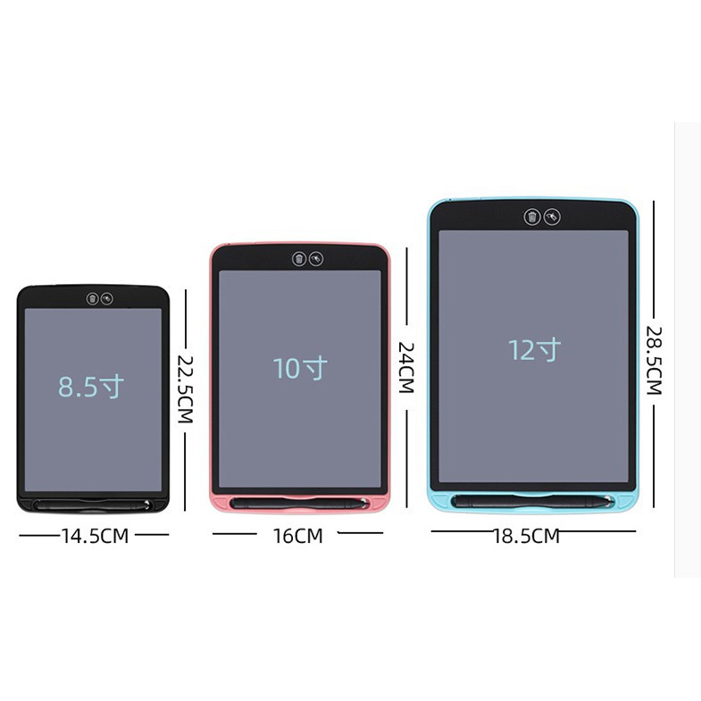 Bảng Viết, Bảng Vẽ Điện Tử Thông Minh LCD Tự Động Xóa Thúc Đẩy Tư Duy Sáng Tạo Cho Bé Đủ Kích Thước