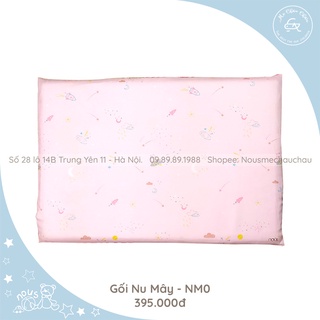 Gối Nu Mây Hồng Gấu Trăng Sao NOUS