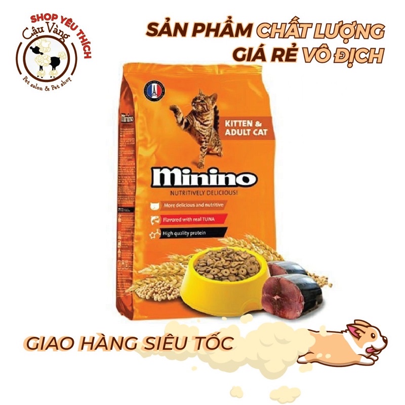 Thức ăn cho mèo Minino 1,3kg - Gói siêu tiết kiệm