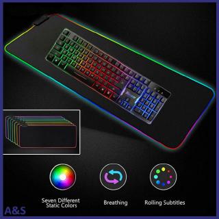 Miếng lót chuột Gaming có đèn LED nhiều màu cho Laptop 350 * 250mm