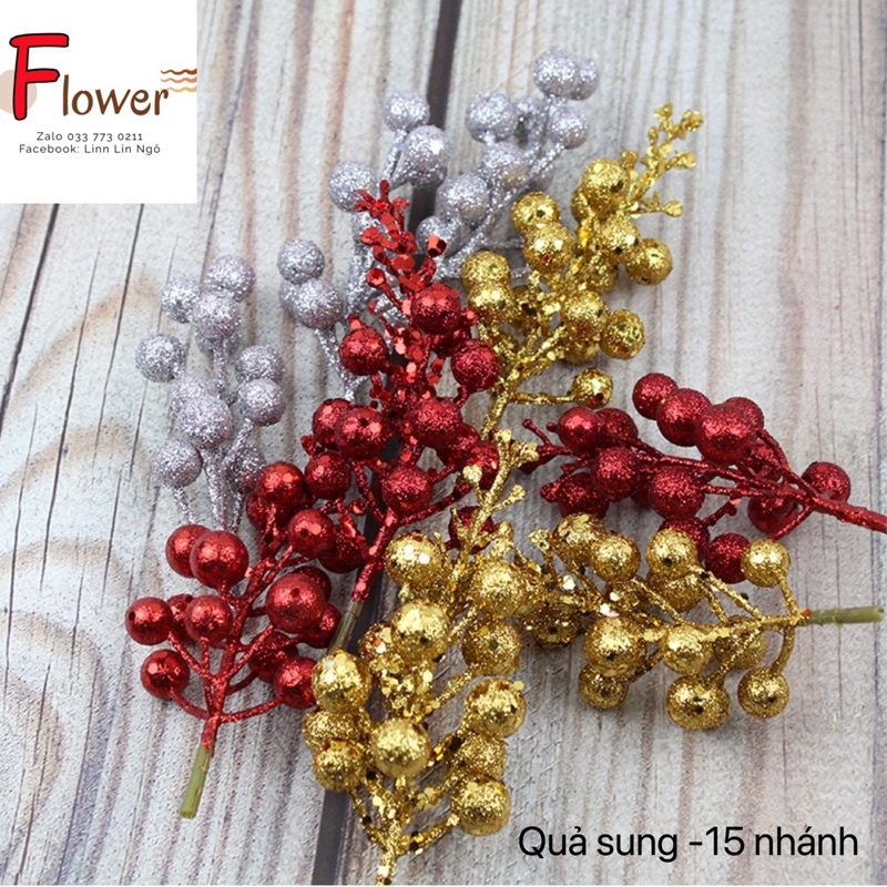 Quả sung 15 nhánh Trang trí