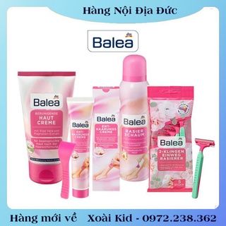 Kem dưỡng sau khi cạo, sau wax, kem tẩy lông, bọt cạo lông Balea của Đức - Nội địa Đức Đủ Bill