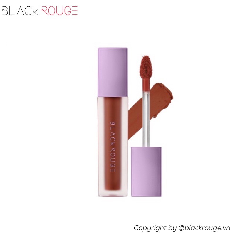 Son kem Black Rouge Air Fit Velvet Tint A12 – Dashed Brown nâu gạch trầm | BigBuy360 - bigbuy360.vn