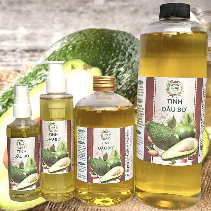 150ml Dầu Quả Bơ Ép Lạnh Nguyên Chất 100% Dưỡng Da, Dưỡng Tóc, Làm Đẹp