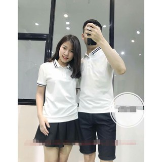 Hot áo thun cặp cổ trụ Minh Hằng Store