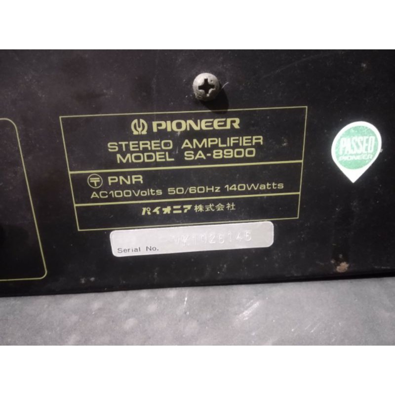 Âm ly pioneer sa 8900