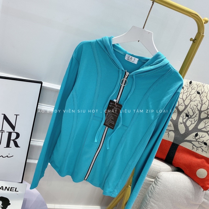 [ 𝐅𝐑𝐄𝐄 𝐒𝐇𝐈𝐏 ] ÁO KHOÁC BODY SIÊU TÔN DÁNG . CHẤT LIỆU TĂM ZIP LOẠI 1