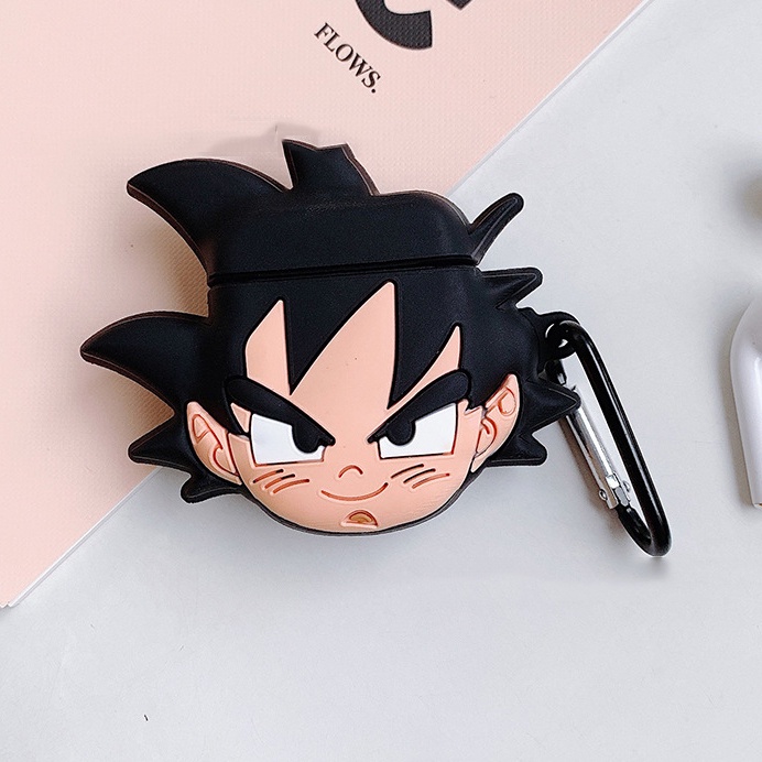 Case Airpod 1 2  Vỏ Ốp Bọc Tai Nghe Airpod Hình Naruto - kakashi - luffy - songoku Chất Liệu Silicon Dẻo
