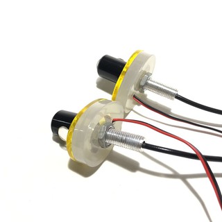 Xi Nhan Led Multi Có Viền Led Gắn Xe Máy [ 1 đôi ]