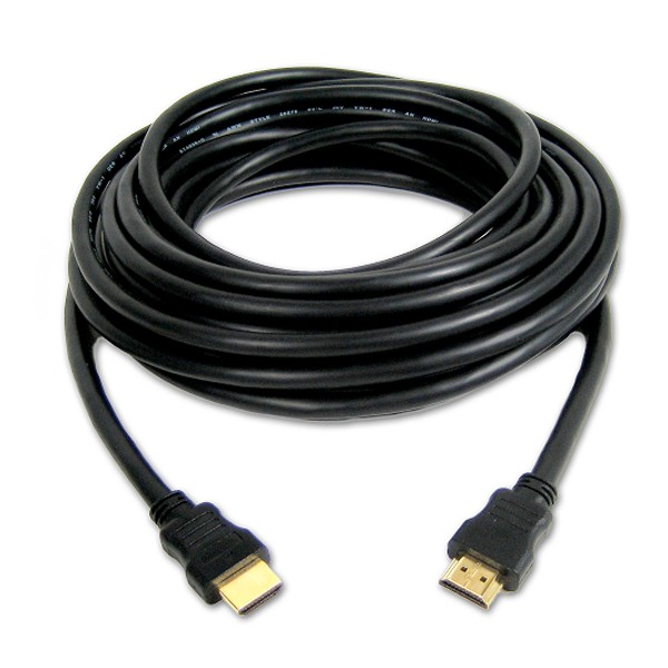 Dây Cáp HDMI 2 Đầu Dương Tròn Đen- Dài 5m