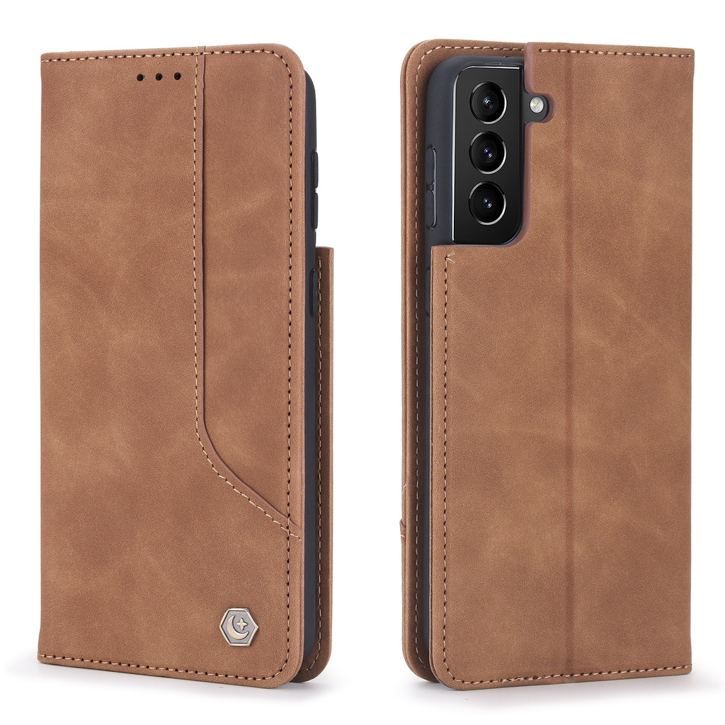 Case for Samsung Galaxy S21 Ultra 5G / S21+ 5G / S21 FE 5G /S21 5G Ốp Điện Thoại Bằng Da Dành Cho