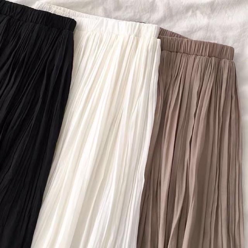 CHÂN VÁY XẾP LY NHĂN TRẺ TRUNG