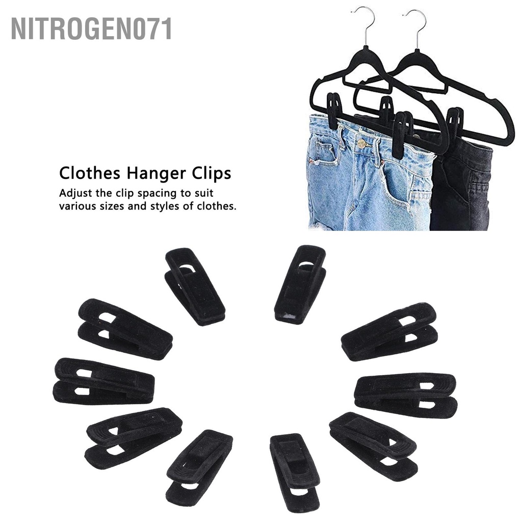 Nitrogen071 10 CÁI Kẹp Móc Khoá Lộn Xộn Nhung Không Trượt Một cho Quần Váy Công Sở Phù Hợp Với Vớ