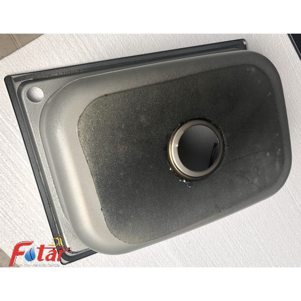 Chậu Rửa Chén Bát INOX N27 6045 DẬP Tặng Bộ Xả chậu Thoát nước