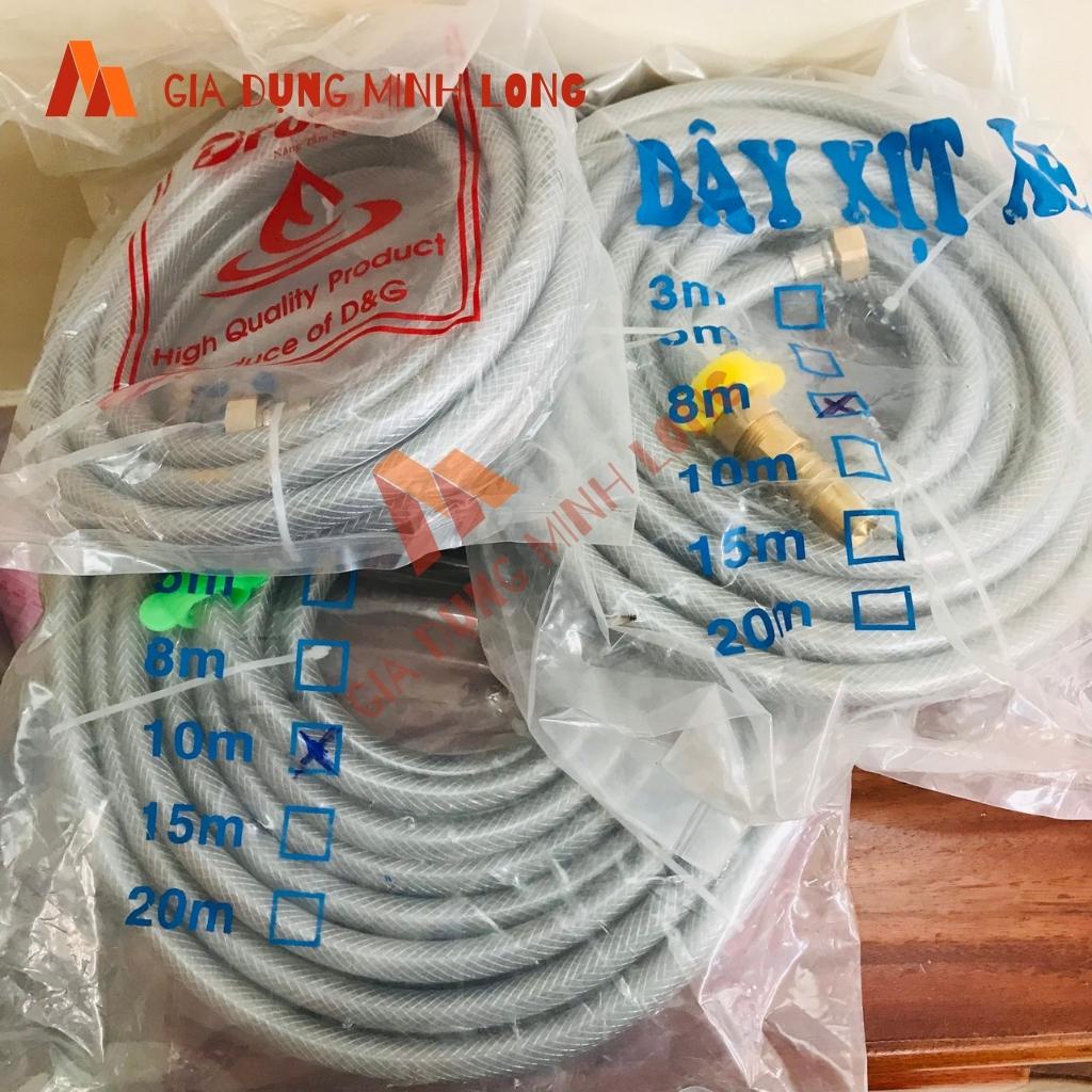 Dây xịt rửa xe, tưới cây gia đình gắn sẵn đầu vòi, dây dài 3m, 5m, 8m,10m,15m, 20m