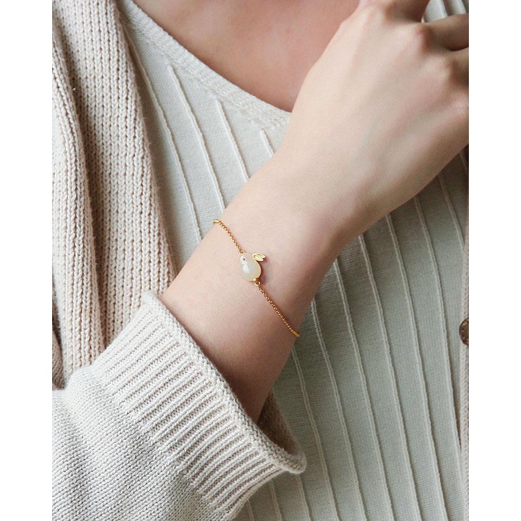 [Hàng Mới] Niche Vòng Tay Hình Thỏ Dễ Thương