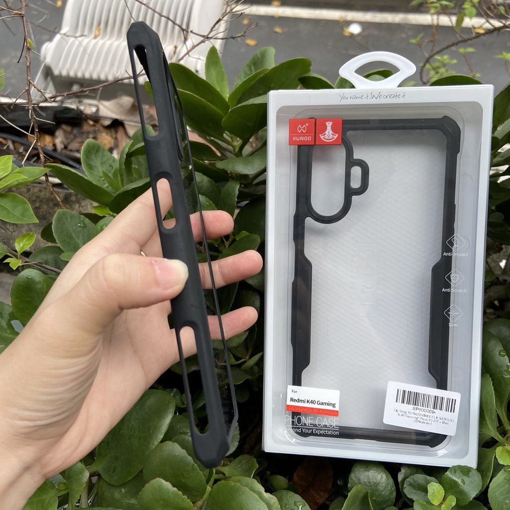 [Hỏa Tốc HCM] Ốp lưng XUNDD Redmi K40 Gaming Edition - Mặt lưng trong, Viền TPU, Chống sốc