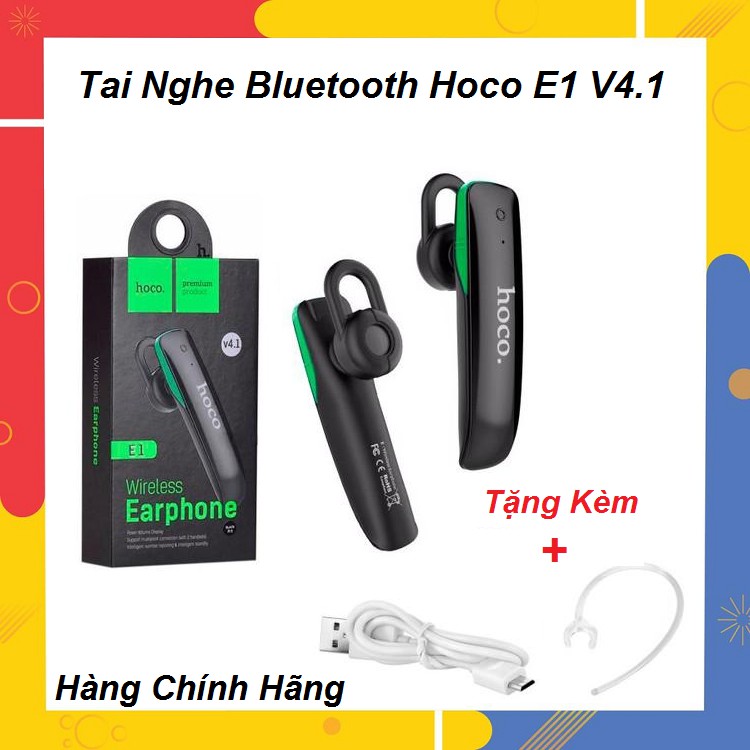 Tai Nghe Bluetooth Hoco E1 V4.1 Hàng Chính Hãng