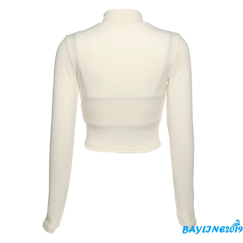 Set Áo Thun Dài Tay Cổ Tròn + Quần Yếm Dài Thời Trang Nữ