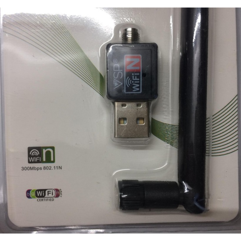 usb thu wifi angten dài chuẩn N 300M chính hãng VSP | BigBuy360 - bigbuy360.vn