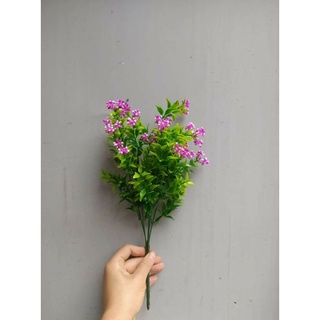 Cụm điểm sim . cụm điểm giả trang trí hoa lụa