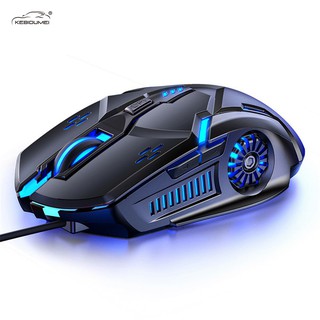 Chuột chơi game máy tính kebidumei g5 loại có dây 3 nút nhấn và 7 màu sắc