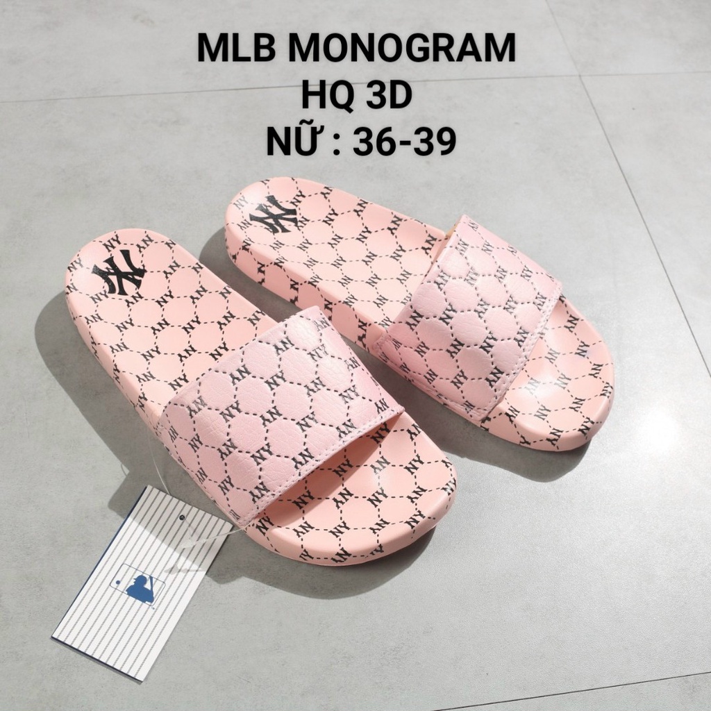 Dép Nữ Quai Ngang NY-Monogram Multicolor bản mới 2022