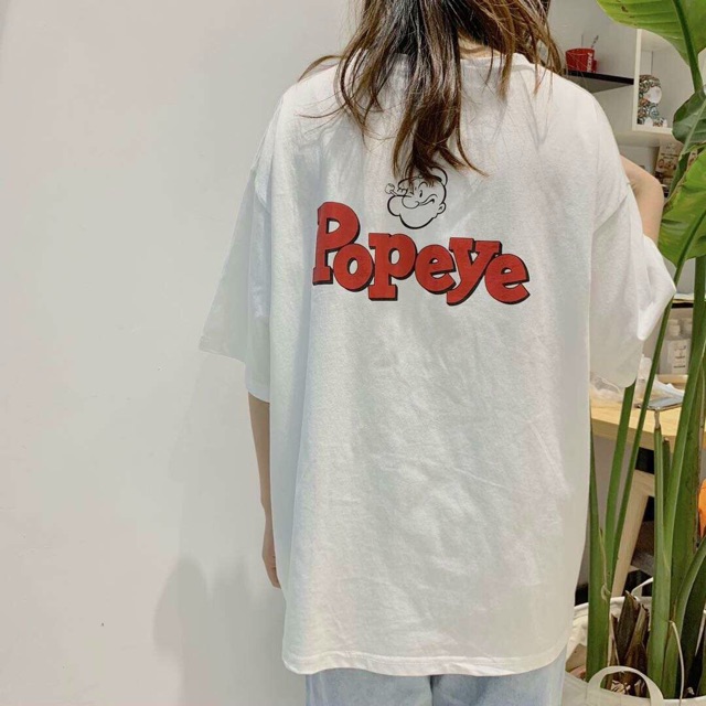 Áo phông form rộng 💥FREESHIP💥 Áo Unisex Form Rộng Freesize Phong Cách Ulzzang Cực Xịn [ Ao Popeye]