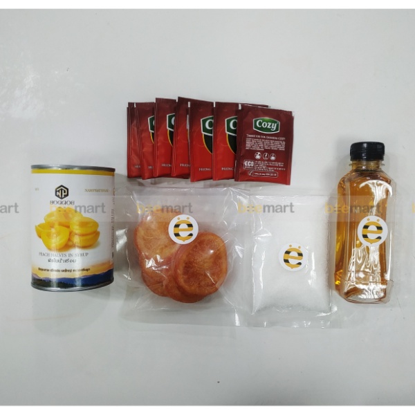 [Ảnh thật] Combo trà đào cam sả (7-8 ly trà) | ĐẦY ĐỦ NGUYÊN LIỆU + HƯỚNG DẪN CHI TIẾT