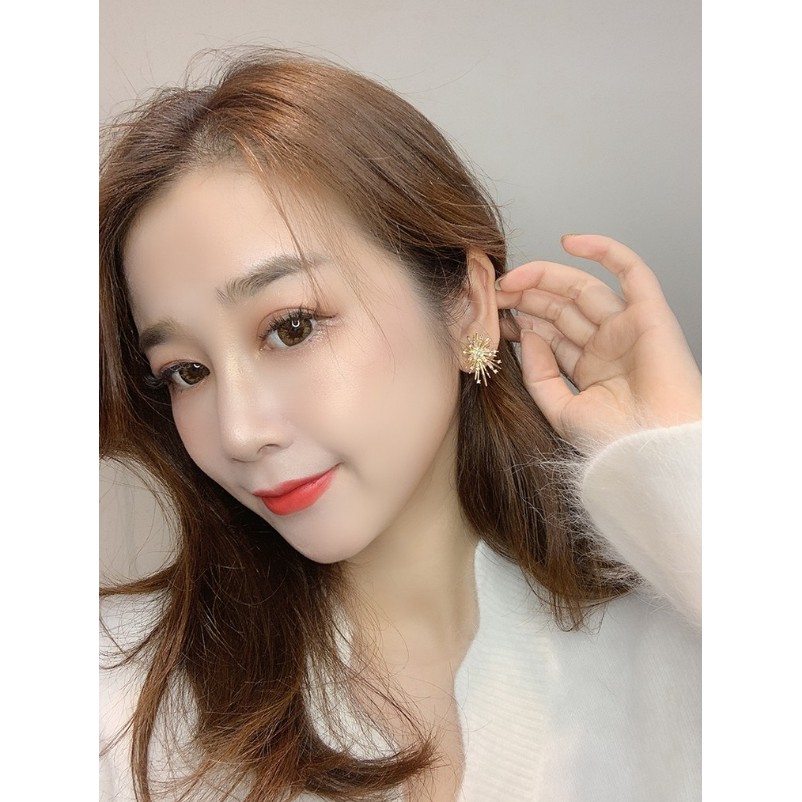 Bông Tai Hình Pháo Hoa Phong Cách Hàn Quốc 💕 Khuyên tai 💕 Trang sức