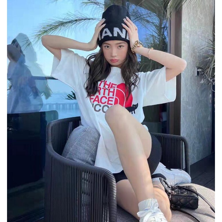 Áo Thun Tay Ngắn In Hình Mèo Đáng Yêu Hợp Thời Trang Cho Cặp Đôi