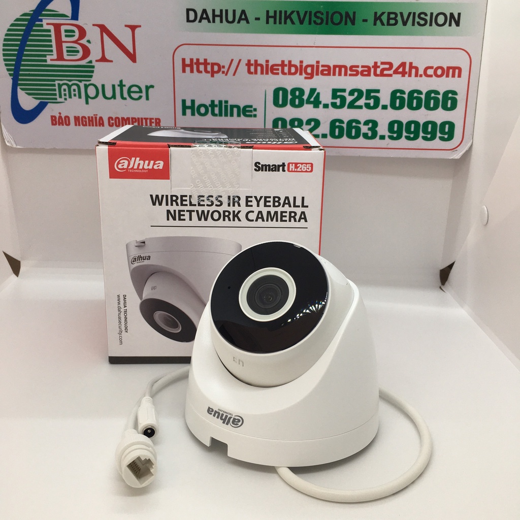 Camera IP wifi DH-IPC HFW 1430DT-STW 4.0MP hỗ trợ wifi, đàm thoại 2 chiều, bảo hành 24 tháng