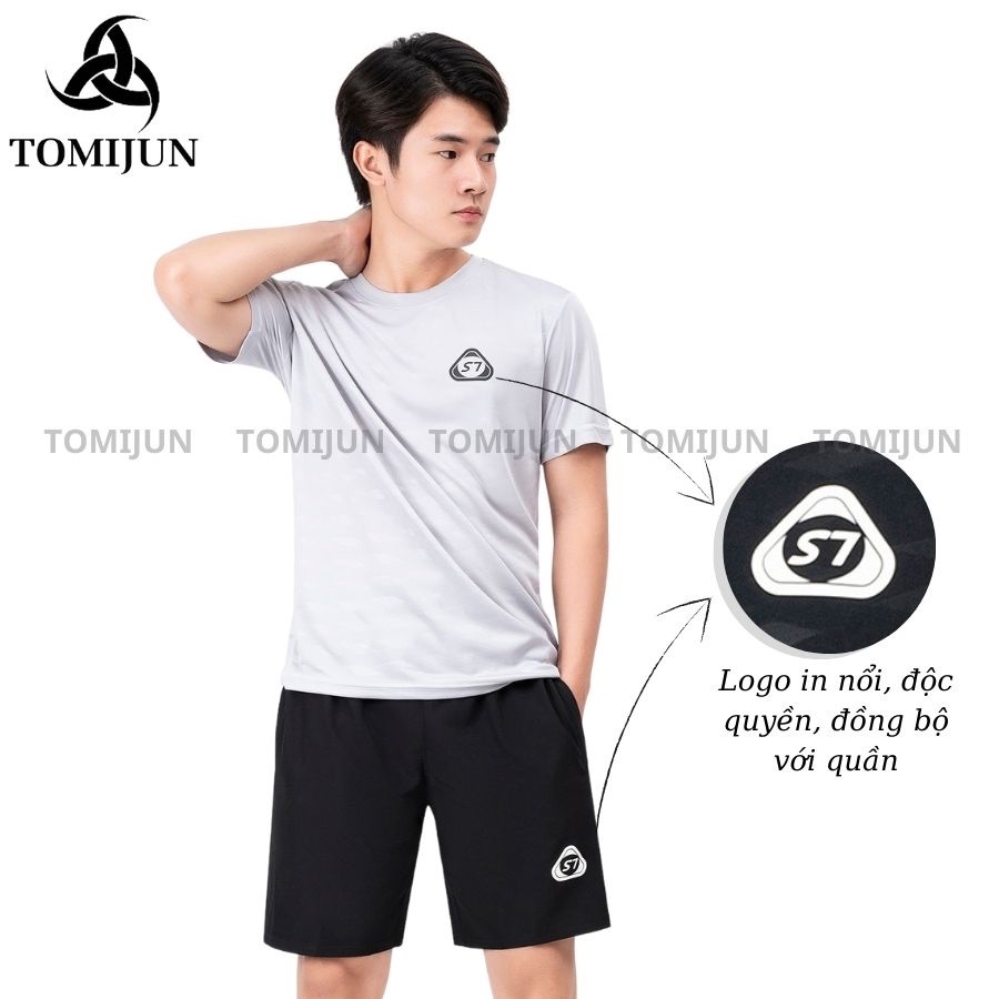 Bộ Mặc Nhà Thể Thao Nam Chất Thun Lạnh Cao Cấp, Co Giãn Đa chiều, 5 Màu Đa Dạng, Phong Cách TOMIJUN