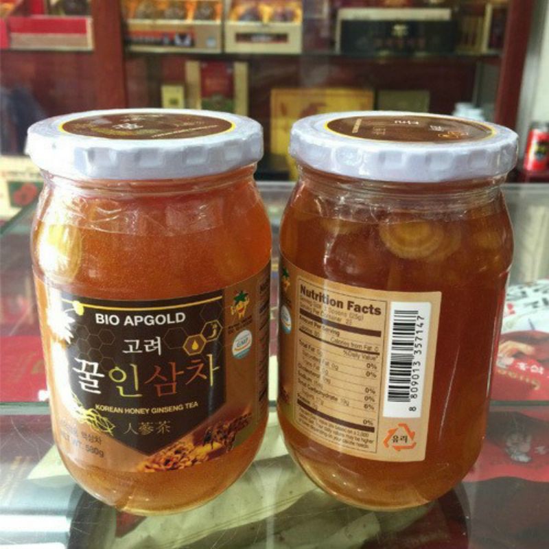 Sâm ngâm mật ong 🍃NGUYÊN CHẤT🍃 SÂM Hàn Quốc lọ 580g