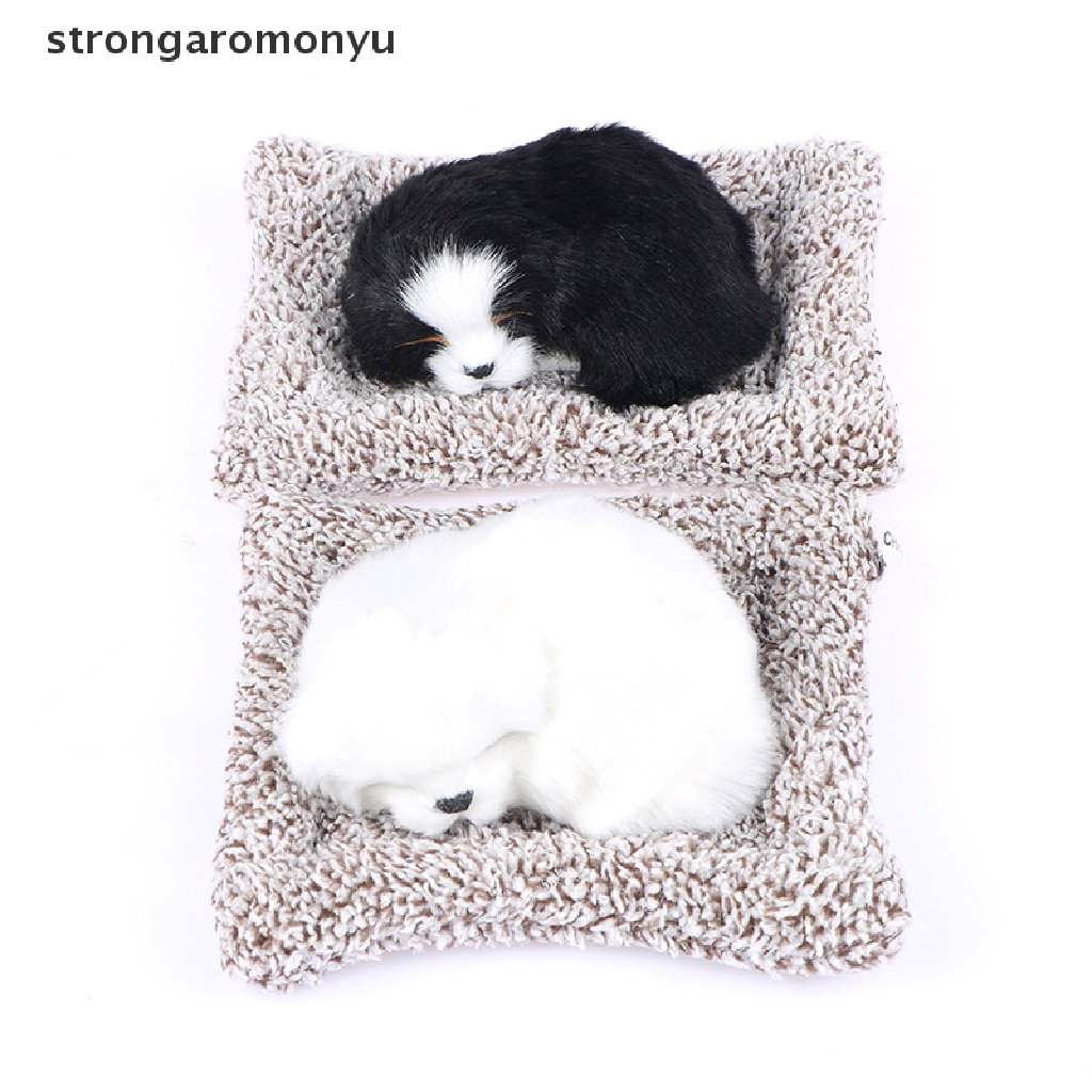 Thú Nhồi Bông Đồ Chơi Hình Chú Chó Đang Ngủ Đáng Yêu