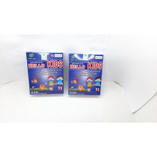 Combo 2 hộp khẩu trang trẻ em 3d hello kids