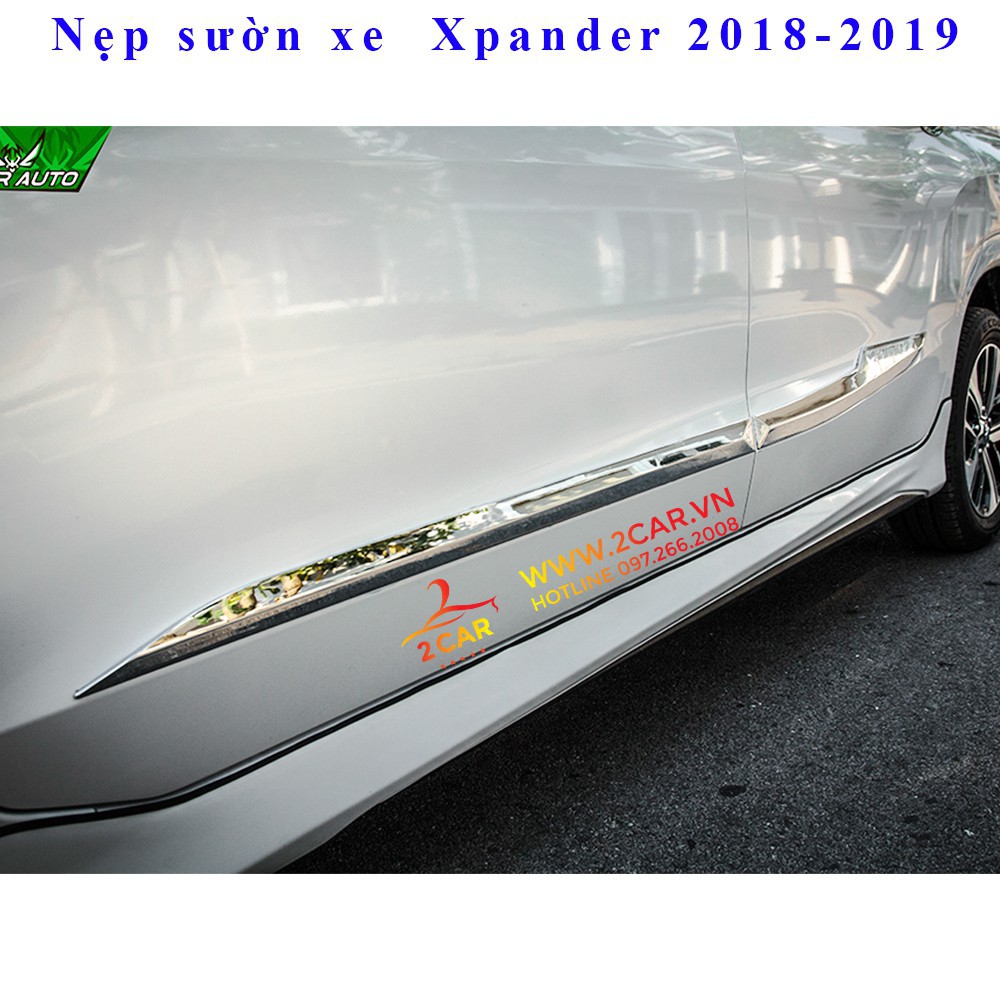 Nẹp sườn xe Mitsubishi Xpander 2018 - 2021 nhựa mạ crom cao cấp