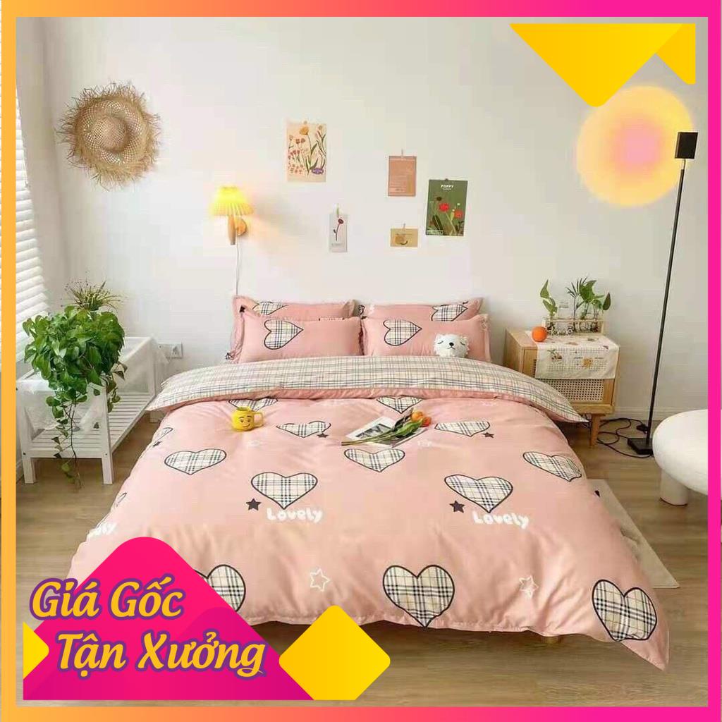 Set Chăn Ga Gối Cotton Poly Maibedding 2021  1m6/1m8/2m  Maibedding Thấm Hút Mồ Hôi Đủ Loại Màu Họa Tiết Giá Rẻ Nhất