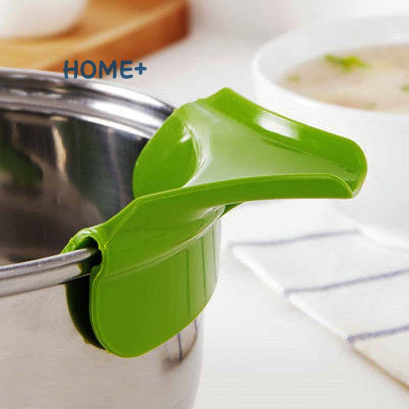 Dụng cụ rót chống tràn gắn miệng nồi bằng silicon tiện dụng cho nhà bếp