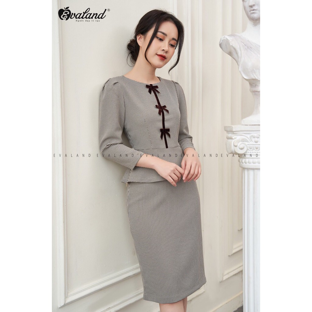 Set bộ công sở lịch sự trẻ trung Evaland chính hãng