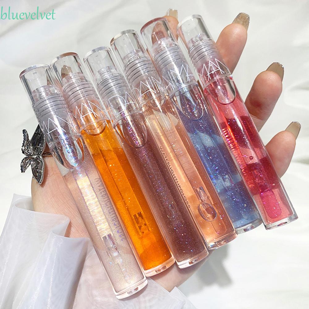 (Hàng Mới Về) Son Bóng Trong Suốt Giữ Ẩm Môi Nhiều Màu Tùy Chọn