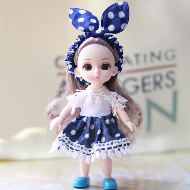 Trang phục trang trí thủ công cho búp bê đồ chơi BJD ob11 16cm