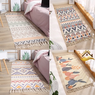 Thảm đa năng , Thảm dệt hoạ tiết thổ cẩm trang trí phòng phong cách vintage nhiều kích thước