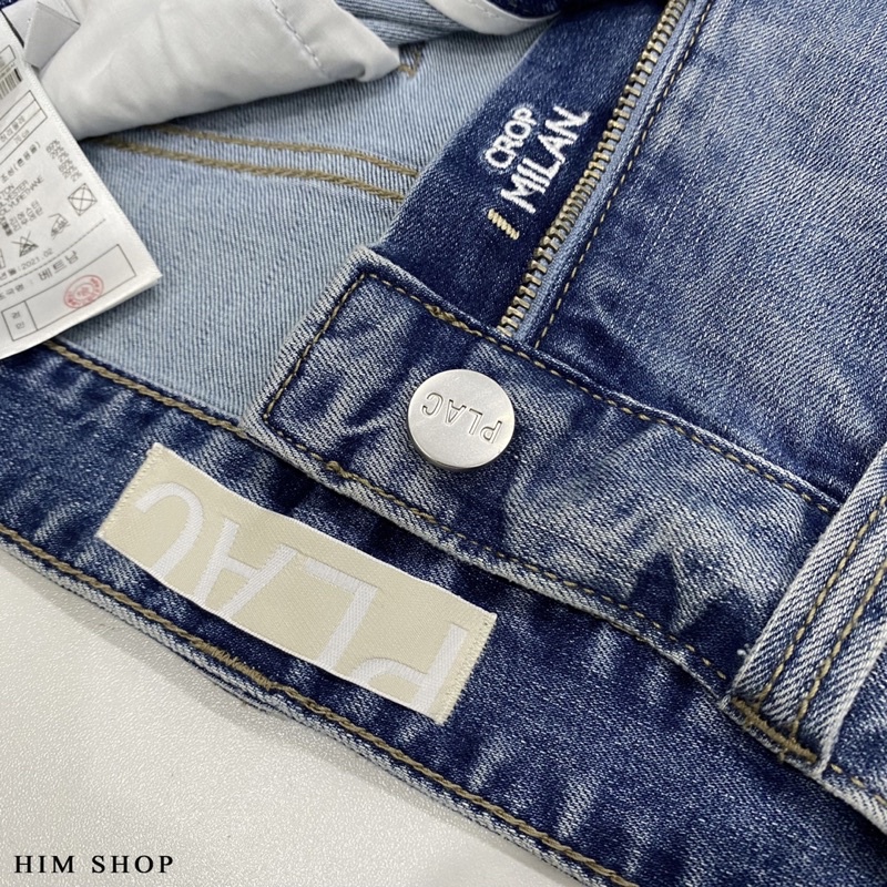 Quần jeans Plac coolmax Milan Crop chính hãng