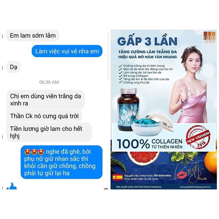 Viên Uống Trắng Da Beauty Plus - Trắng Như Ngọc Trinh- Có Giấy Tờ Kiểm Định | BigBuy360 - bigbuy360.vn